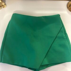 Zara Green Envelope Skort